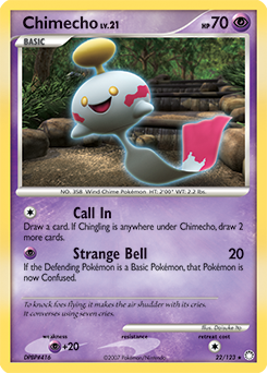 Chimecho, Mysterious Treasures #22, Pokémon TCG card