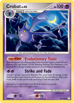 Crobat, Mysterious Treasures #23, Pokémon TCG card