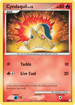 Cyndaquil, Mysterious Treasures #79, Pokémon TCG card