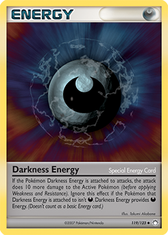 Darkness Energy, Mysterious Treasures #119, Pokémon TCG card