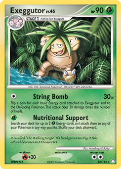 Exeggutor, Mysterious Treasures #24, Pokémon TCG card