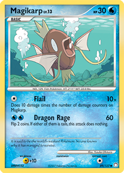 Magikarp, Mysterious Treasures #89, Pokémon TCG card