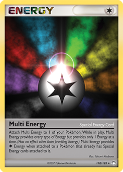 Multi Energy, Mysterious Treasures #118, Pokémon TCG card