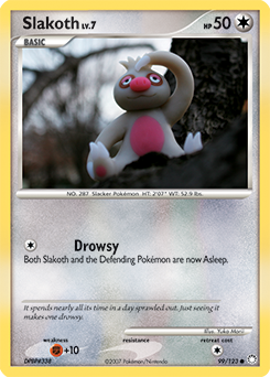 Slakoth, Mysterious Treasures #99, Pokémon TCG card