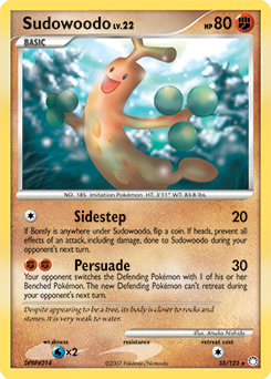 Sudowoodo, Mysterious Treasures #35, Pokémon TCG card
