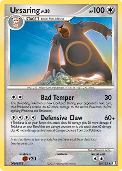 Ursaring, Mysterious Treasures #38, Pokémon TCG card