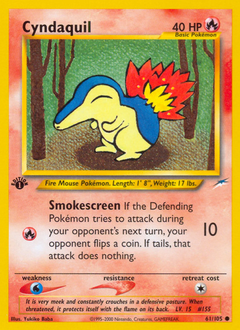 Cyndaquil, Neo Destiny #61, Pokémon TCG card