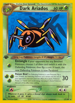 Dark Ariados, Neo Destiny #17, Pokémon TCG card