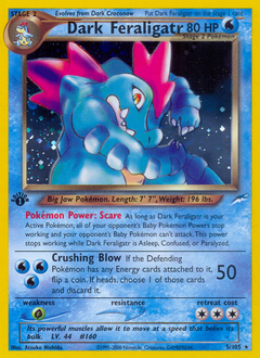 Dark Feraligatr, Neo Destiny #5, Pokémon TCG card