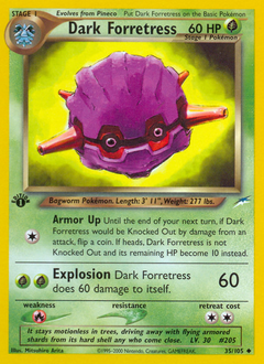 Dark Forretress, Neo Destiny #35, Pokémon TCG card