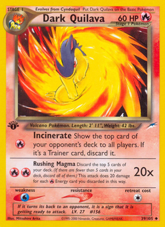 Dark Quilava, Neo Destiny #39, Pokémon TCG card