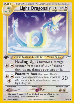 Light Dragonair, Neo Destiny #22, Pokémon TCG card