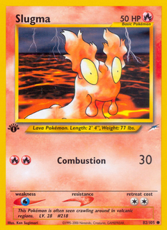 Slugma, Neo Destiny #82, Pokémon TCG card