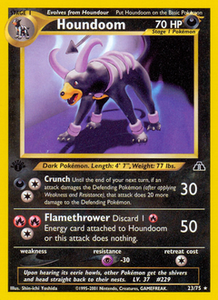Houndoom, Neo Discovery #23, Pokémon TCG card