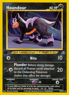Houndour, Neo Discovery #39, Pokémon TCG card