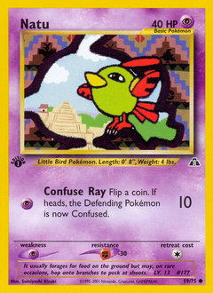 Natu, Neo Discovery #59, Pokémon TCG card