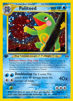Politoed, Neo Discovery #8, Pokémon TCG card