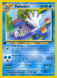 Poliwhirl, Neo Discovery #44, Pokémon TCG card