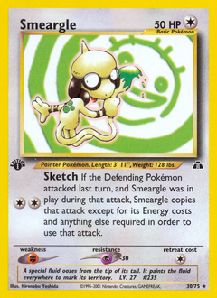 Smeargle, Neo Discovery #30, Pokémon TCG card