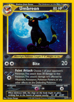 Umbreon, Neo Discovery #13, Pokémon TCG card