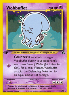 Wobbuffet, Neo Discovery #35, Pokémon TCG card