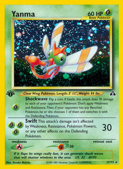 Yanma, Neo Discovery #17, Pokémon TCG card