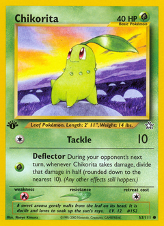 Chikorita, Neo Genesis #53, Pokémon TCG card