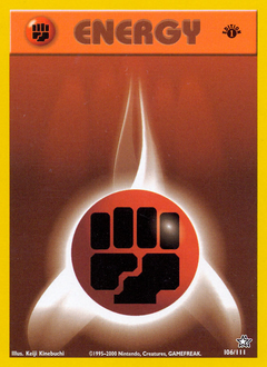 Fighting Energy, Neo Genesis #106, Pokémon TCG card