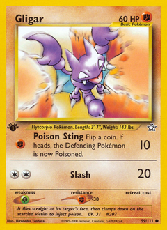 Gligar, Neo Genesis #59, Pokémon TCG card