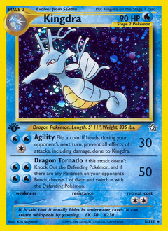Kingdra, Neo Genesis #8, Pokémon TCG card