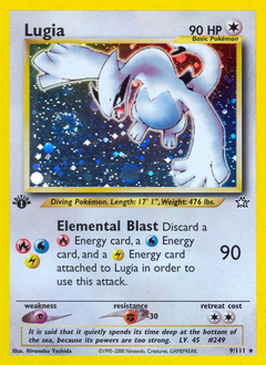 Lugia, Neo Genesis #9, Pokémon TCG card