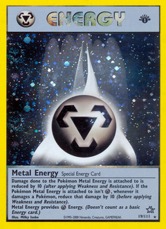 Metal Energy, Neo Genesis #19, Pokémon TCG card