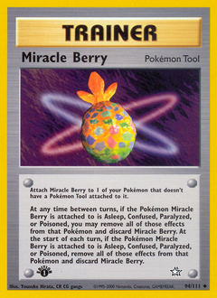 Miracle Berry, Neo Genesis #94, Pokémon TCG card