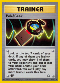 PokéGear, Neo Genesis #88, Pokémon TCG card