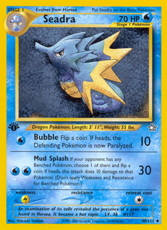 Seadra, Neo Genesis #48, Pokémon TCG card