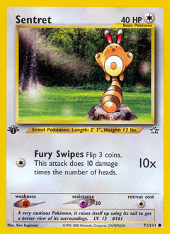 Sentret, Neo Genesis #71, Pokémon TCG card