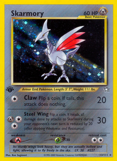 Skarmory, Neo Genesis #13, Pokémon TCG card