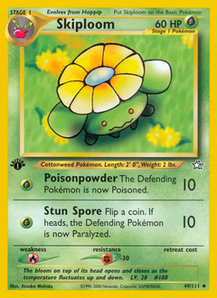 Skiploom, Neo Genesis #49, Pokémon TCG card