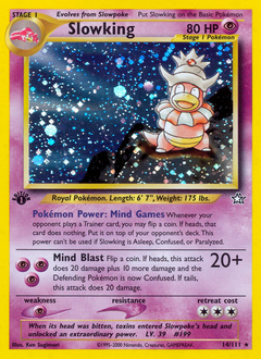 Slowking, Neo Genesis #14, Pokémon TCG card