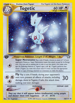 Togetic, Neo Genesis #16, Pokémon TCG card