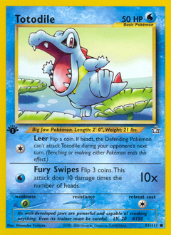Totodile, Neo Genesis #81, Pokémon TCG card