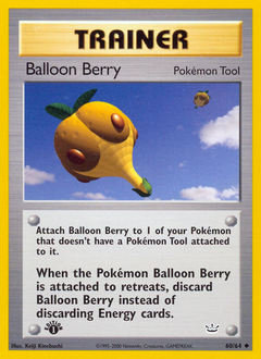 Balloon Berry, Neo Revelation #60, Pokémon TCG card