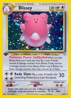 Blissey, Neo Revelation #2, Pokémon TCG card