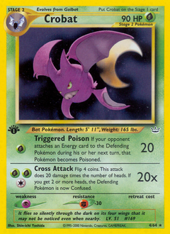 Crobat, Neo Revelation #4, Pokémon TCG card