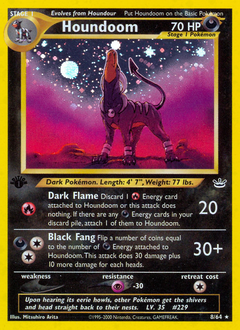 Houndoom, Neo Revelation #8, Pokémon TCG card
