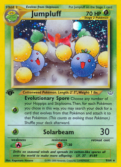 Jumpluff, Neo Revelation #9, Pokémon TCG card