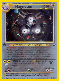 Magneton, Neo Revelation #10, Pokémon TCG card