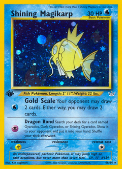Shining Magikarp, Neo Revelation #66, Pokémon TCG card