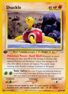 Shuckle, Neo Revelation #51, Pokémon TCG card