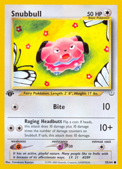 Snubbull, Neo Revelation #55, Pokémon TCG card